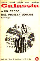 copertina di Ad un passo dal pianeta domani