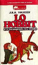 copertina di Lo Hobbit o la Riconquista del Tesoro