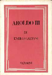 copertina di Aroldo III