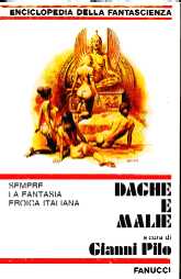 copertina di Daghe e malie. Sempre la fantasia eroica italiana