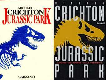 copertina di Jurassic Park