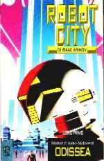 copertina di Robot City di Isaac Asimov. Libro primo