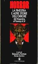 copertina di La finestra e altre storie dell'orrore dal «Magazine of Fantasy & SF»