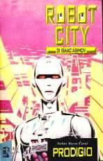 copertina di Robot City di Isaac Asimov. Libro quarto