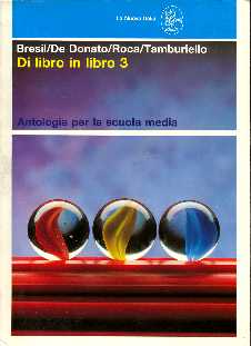 copertina di Di libro in libro 3. Antologia per la scuola media