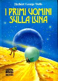 copertina di I primi uomini sulla luna
