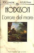 copertina di L'orrore del mare