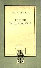 copertina di L'elisir di lunga vita