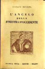 copertina di L'angelo della finestra d'Occidente