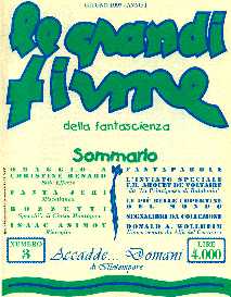 copertina di Le Grandi Firme della Fantascienza 3