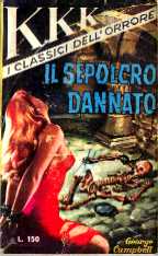 copertina di Il sepolcro dannato