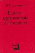 copertina di L'orrore soprannaturale in letteratura