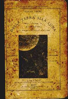 copertina di Dalla terra alla luna