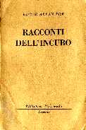 copertina di Racconti dell'incubo
