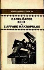 copertina di R.U.R. & L'affare Makropulos