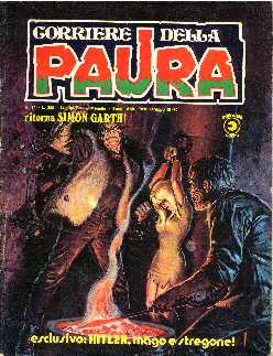 copertina di un volume della collana Corriere della Paura presenta