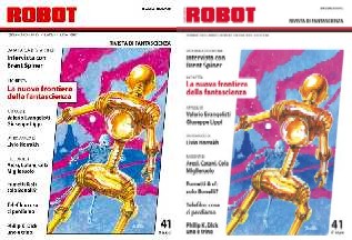 copertina di un volume della collana Robot