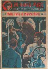 copertina di un volume della collana Sul Pianeta Marte. Strabilianti avventure di un ragazzo prodigio