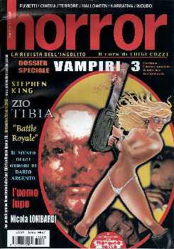 copertina di Horror. La Rivista dell'Insolito 3