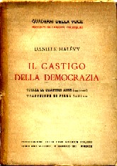 copertina di Il castigo della democrazia. Storia di quattro anni (1997-2001)
