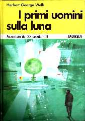 copertina di I primi uomini sulla luna