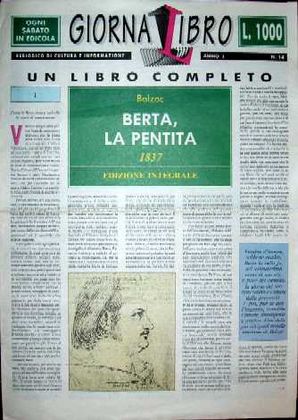 copertina di Berta, la pentita