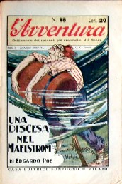 copertina di Una discesa nel Maelstrom
