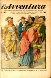 copertina di Il pugnale del guerriero giallo