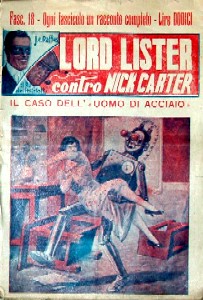 copertina di un volume della collana Lord Lister contro Nick Carter