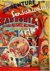 copertina di Sansonia, l'uomo più forte del mondo