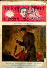 copertina di un volume della collana Sir Ralf Clifford l'Uomo Invisibile