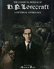 copertina di The cosmical horror of H. P. Lovecraft. A pictorial anthology