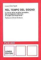 copertina di Nel tempo del sogno. Le forme della narrativa fantastica dall'immaginario vittoriano all'utopia contemporanea