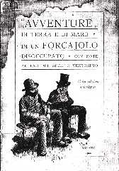 copertina di Avventure di terra e di mare di un forcaiolo disoccupato