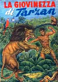 copertina di La giovinezza di Tarzan