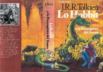 copertina di Lo Hobbit o la Riconquista del Tesoro
