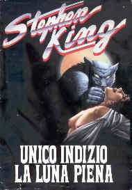 copertina di Unico indizio la luna piena