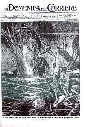 copertina di La Domenica del Corriere a. XVI-n. 41
