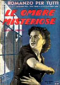 copertina di Le ombre misteriose