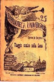 copertina di Viaggio comico nella Luna