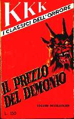 copertina di Il prezzo del demonio
