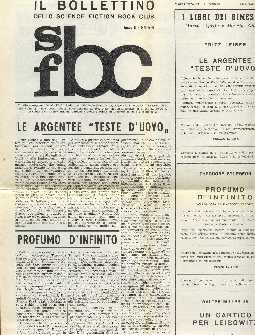 copertina di Il Bollettino dello Science Fiction Book Club a. II, n. 4/5