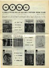 copertina di Il Bollettino dello Science Fiction Book Club a. V, n. 22/23