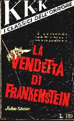 copertina di La vendetta di Frankenstein