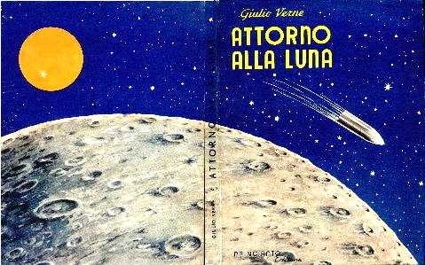 copertina di Attorno alla luna