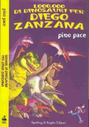 copertina di 1.000.000 di dinosauri per Diego Zanzana