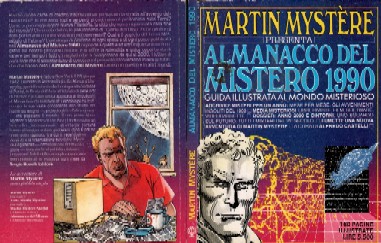 copertina di Martin Mystère presenta Almanacco del mistero 1990
