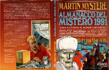 copertina di Martin Mystère presenta Almanacco del mistero 1991
