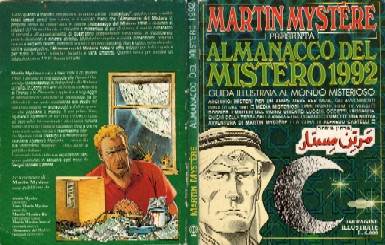 copertina di Martin Mystère presenta Almanacco del mistero 1992
