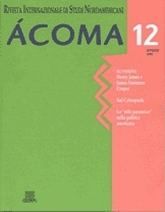 copertina di un volume della collana Ácoma, rivista internazionale di studi nordamericani